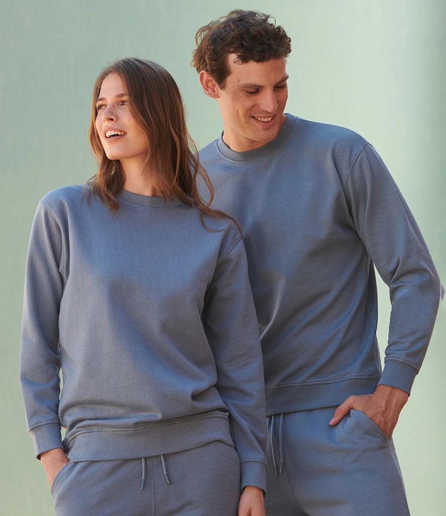 SF Clothing SF530 SF Clothing Unisex Sustainable Fashion Sweatshirt in Stone Blue