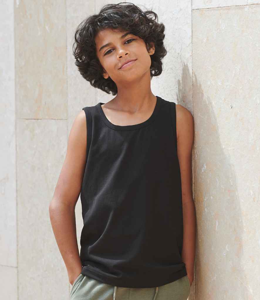 SF Clothing SM123 Kids Feel Good Stretch Vest in Black