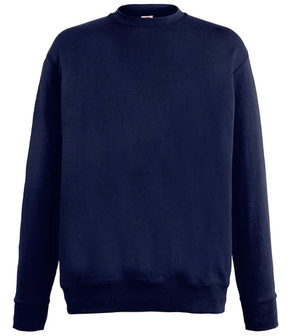 Fruit of the Loom SS123 Fruit of the Loom Lightweight Drop Shoulder Sweatshirt in Deep Navy