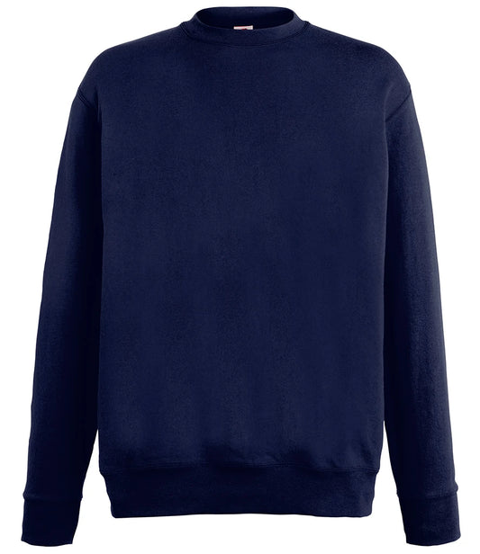 Fruit of the Loom SS123 Fruit of the Loom Lightweight Drop Shoulder Sweatshirt in Deep Navy