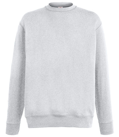 Fruit of the Loom SS123 Fruit of the Loom Lightweight Drop Shoulder Sweatshirt in Heather Grey