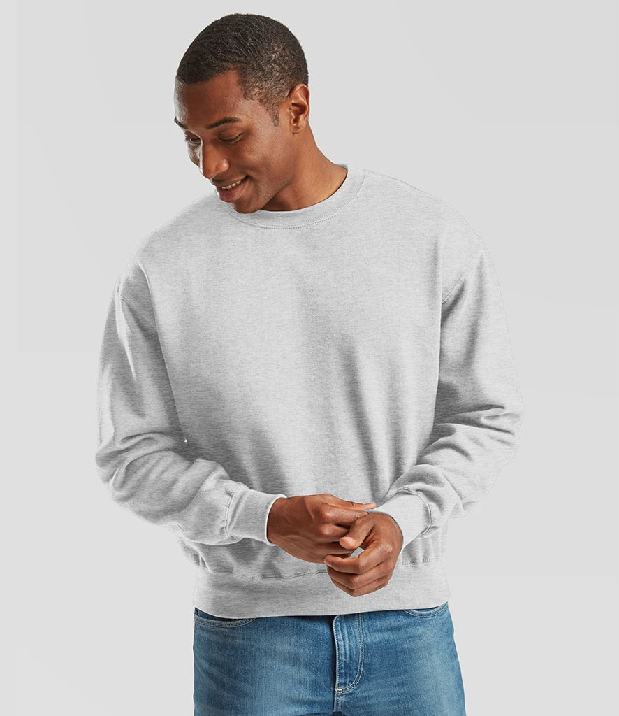 Fruit of the Loom SS141 Fruit of the Loom Supercotton™ Sweatshirt in Athletic Heather