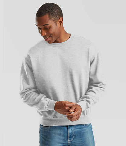 Fruit of the Loom SS141 Fruit of the Loom Supercotton™ Sweatshirt in Athletic Heather
