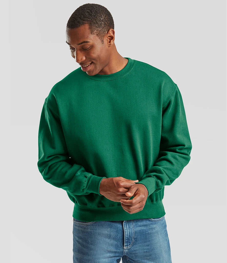 Fruit of the Loom SS141 Fruit of the Loom Supercotton™ Sweatshirt in College Green