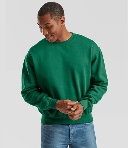 Fruit of the Loom SS141 Fruit of the Loom Supercotton™ Sweatshirt in College Green