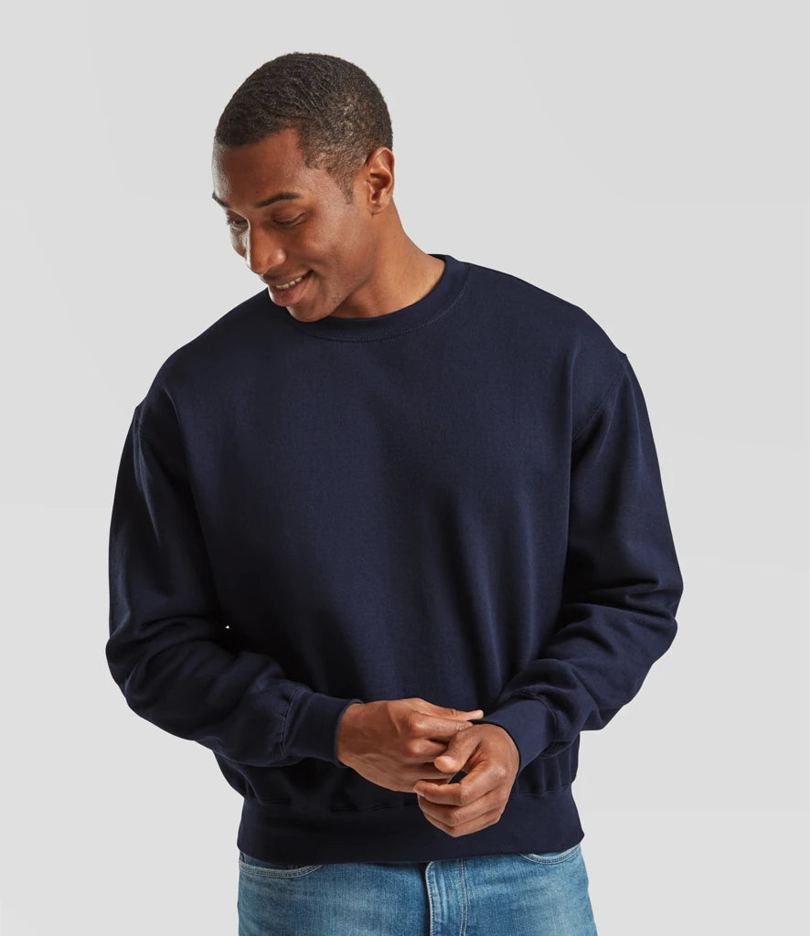 Fruit of the Loom SS141 Fruit of the Loom Supercotton™ Sweatshirt in Deep Navy