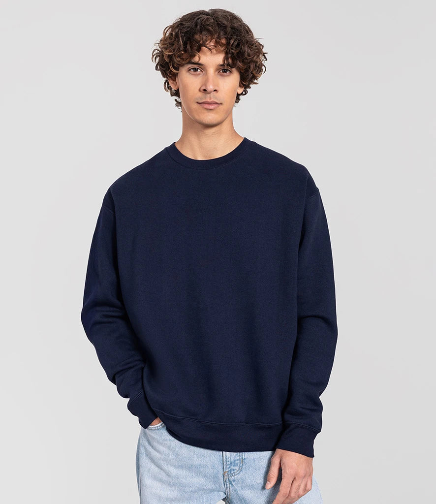 Fruit of the Loom SS151 Fruit of the Loom Iconic Premium Set-In Sweatshirt in Deep Navy