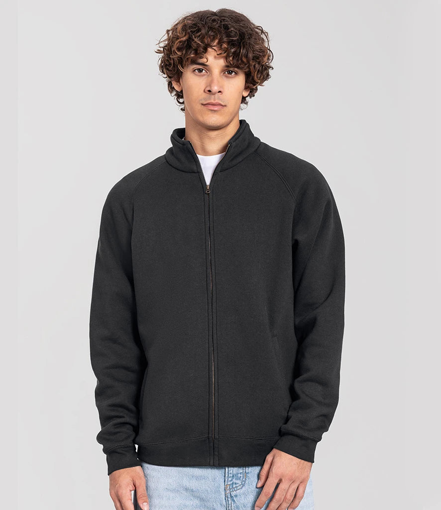 Fruit of the Loom SS155 Fruit of the Loom Iconic Premium Sweat Jacket in Light Graphite