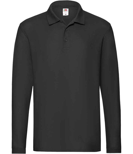 Fruit of the Loom SS24 polo in Black