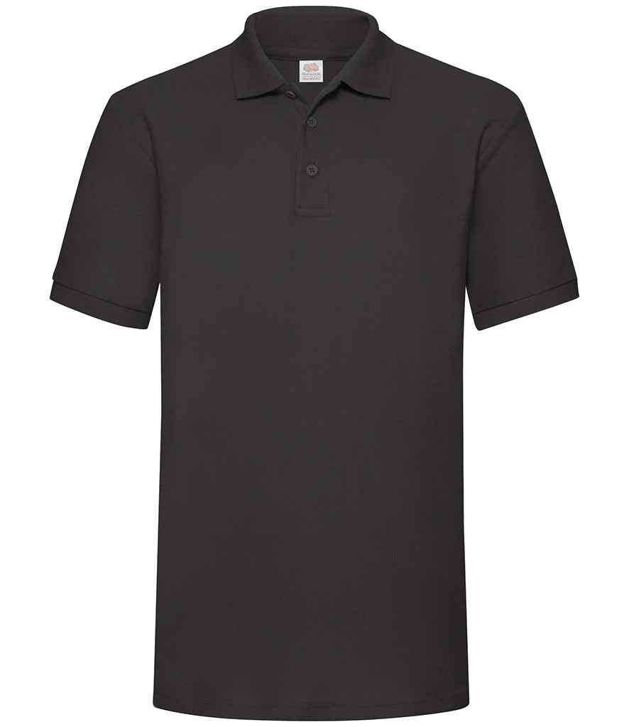 Fruit of the Loom SS27 polo in Black