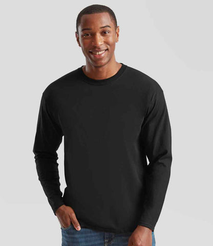 Fruit of the Loom SS632 Original Long Sleeve T-Shirt in Black