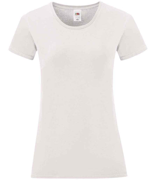 Fruit of the Loom SS721 Ladies Iconic 150 T-Shirt in White