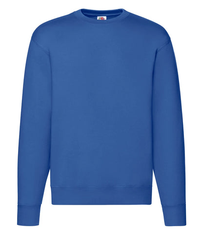 Fruit of the Loom SSE9 Fruit of the Loom Premium Drop Shoulder Sweatshirt in Royal Blue