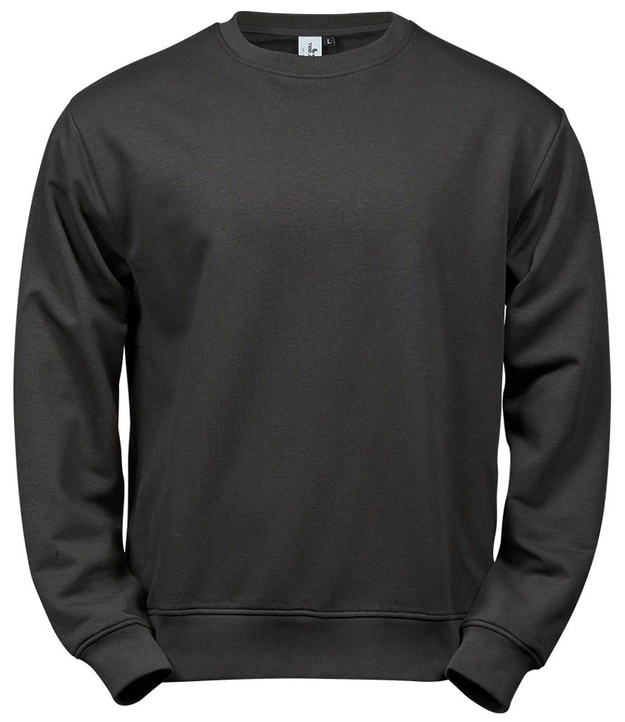 Tee Jays T5100 Tee Jays Power Organic Sweatshirt in Dark Grey