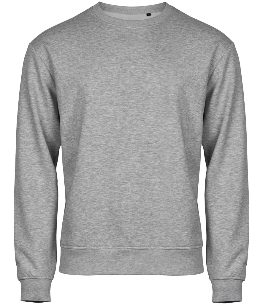 Tee Jays T5100 Tee Jays Power Organic Sweatshirt in Heather Grey