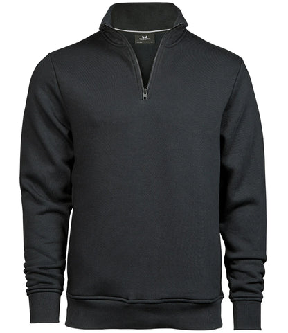 Tee Jays T5438 Tee Jays Half Zip Sweatshirt in Dark Grey