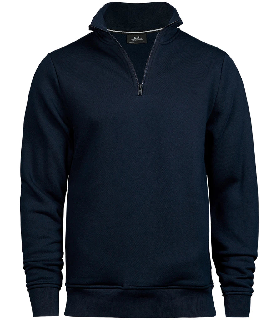 Tee Jays T5438 Tee Jays Half Zip Sweatshirt in Navy