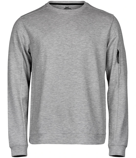 Tee Jays T5700 Tee Jays Athletic Crew Neck Sweatshirt in Heather Grey