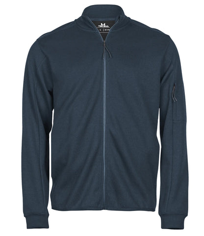 Tee Jays T5704 Tee Jays Athletic Full Zip Sweat Cardigan in Ink Blue