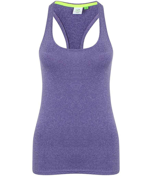 Tombo TL506 Ladies Racer Back Vest in Purple Marl