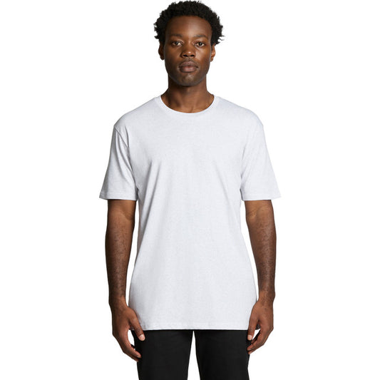 AS Colour 5001M Staple Heather Tee front