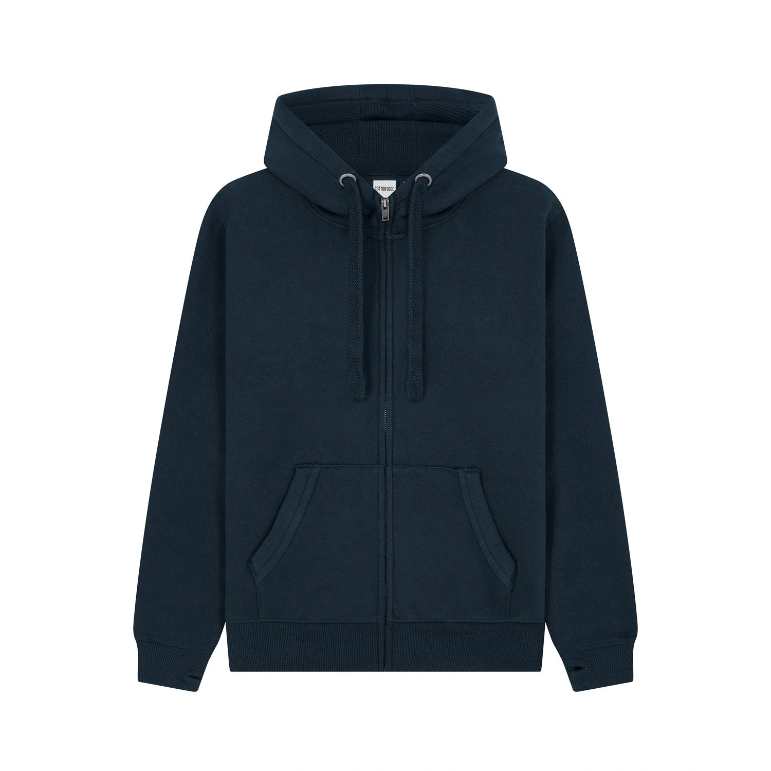 Cottonridge W41PF Jupiter Peach Finish Zip Hoodie — French Navy