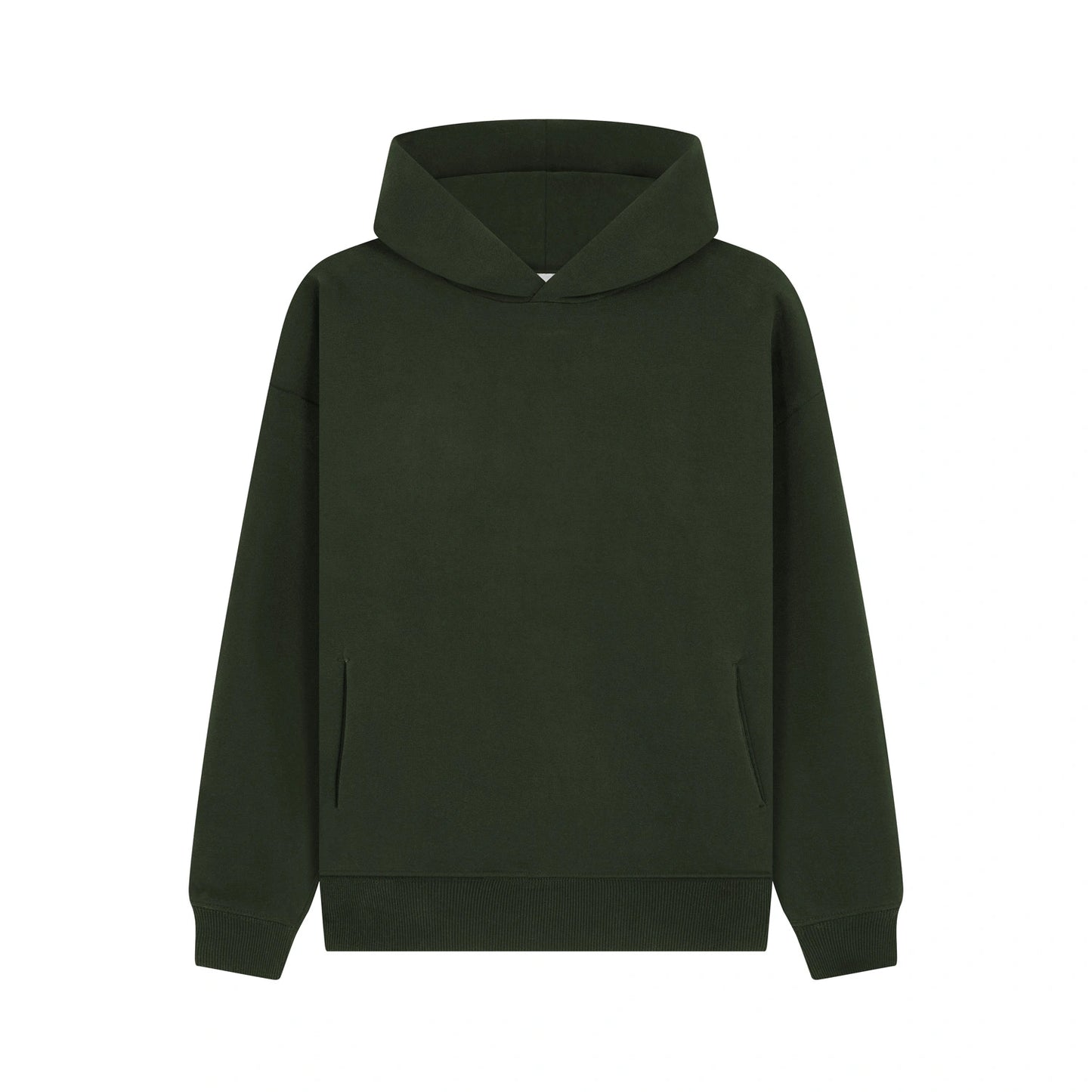 Cottonridge W76 Gemini Relaxed Fit Hoodie Bottle Green