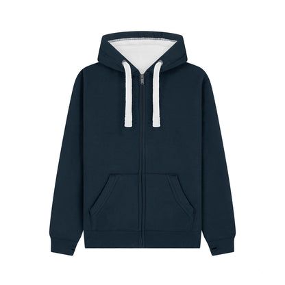 Cottonridge W81PF Orion Ultra Premium Zip Hoodie — French Navy