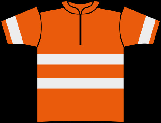Yoko YK018 Mandarin Collar Zip Piqué Polo Shirt in Orange