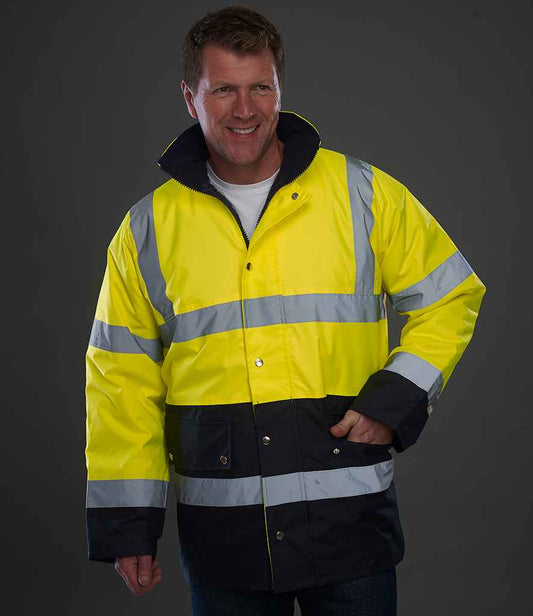 Yoko YK204 Hi-Vis Two Tone Motorway Jacket